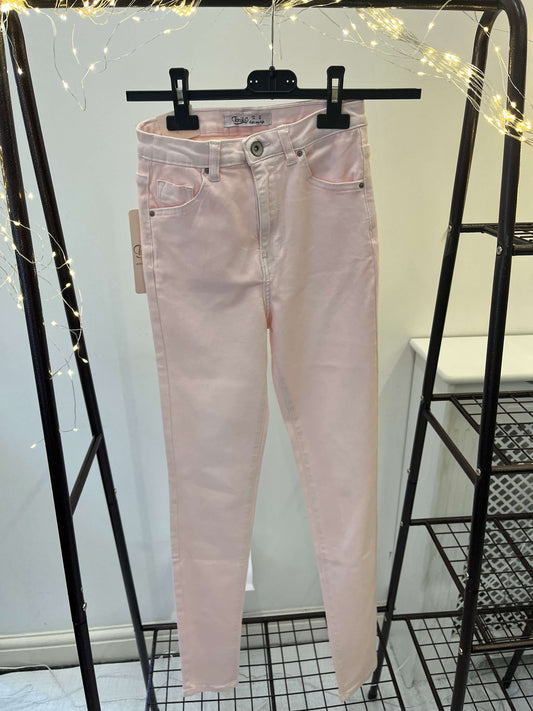 Toxic Baby Pink Skinny Jeans