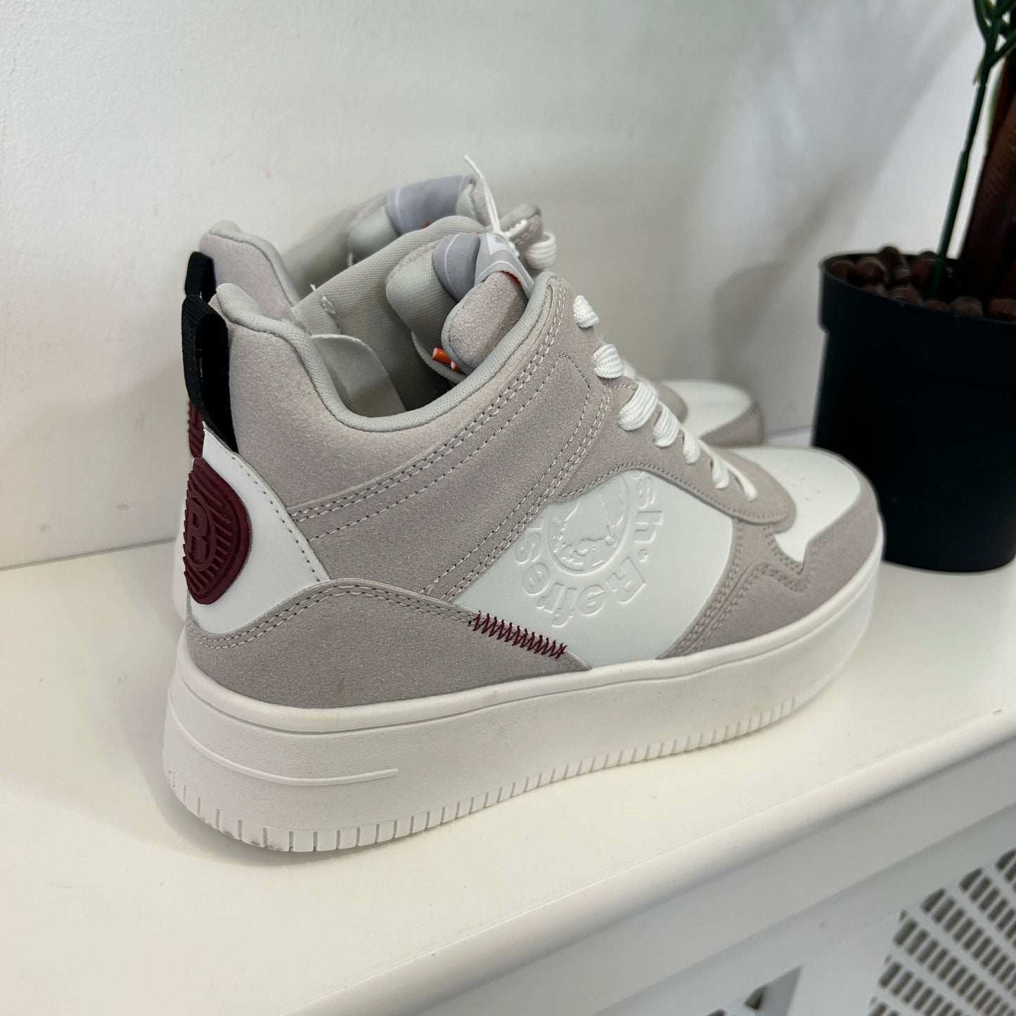 Refresh Ice Chunky Lace Up High Top Trainers