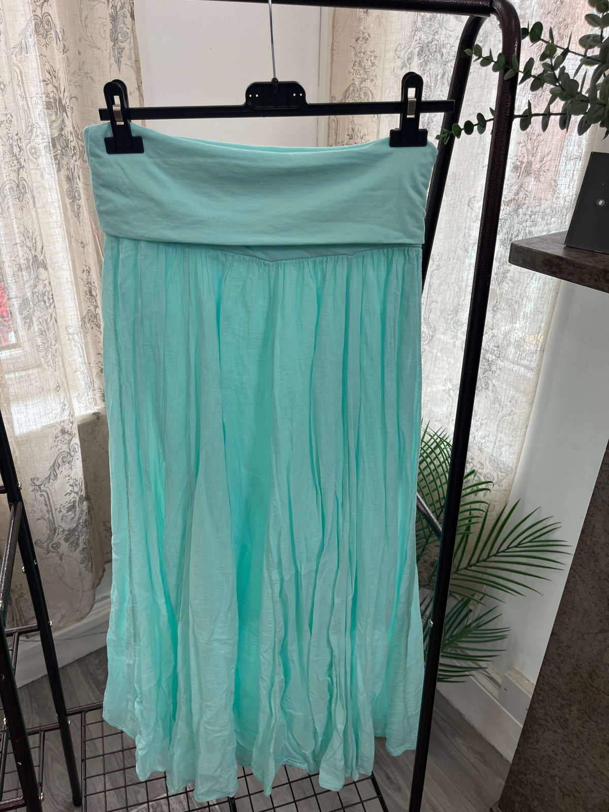 Lizzie Cotton Maxi Length Skirt
