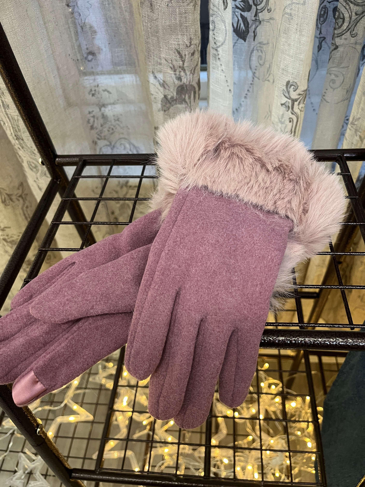 Faux Fur Gloves