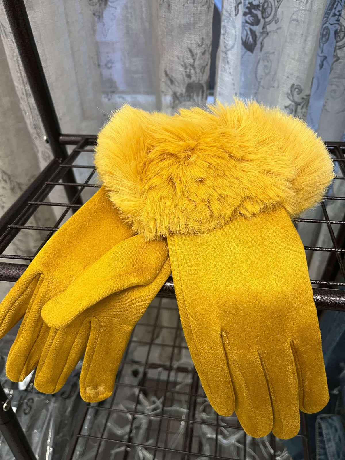 Faux Fur Gloves