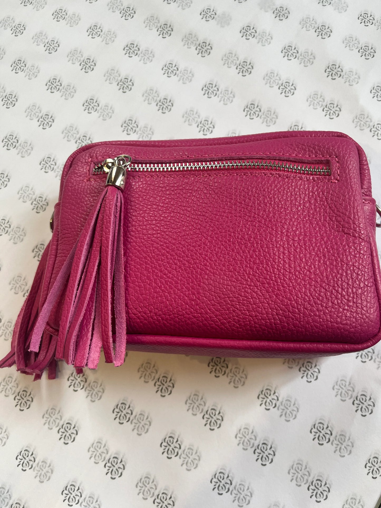 Ladies Leather Tassel Bag