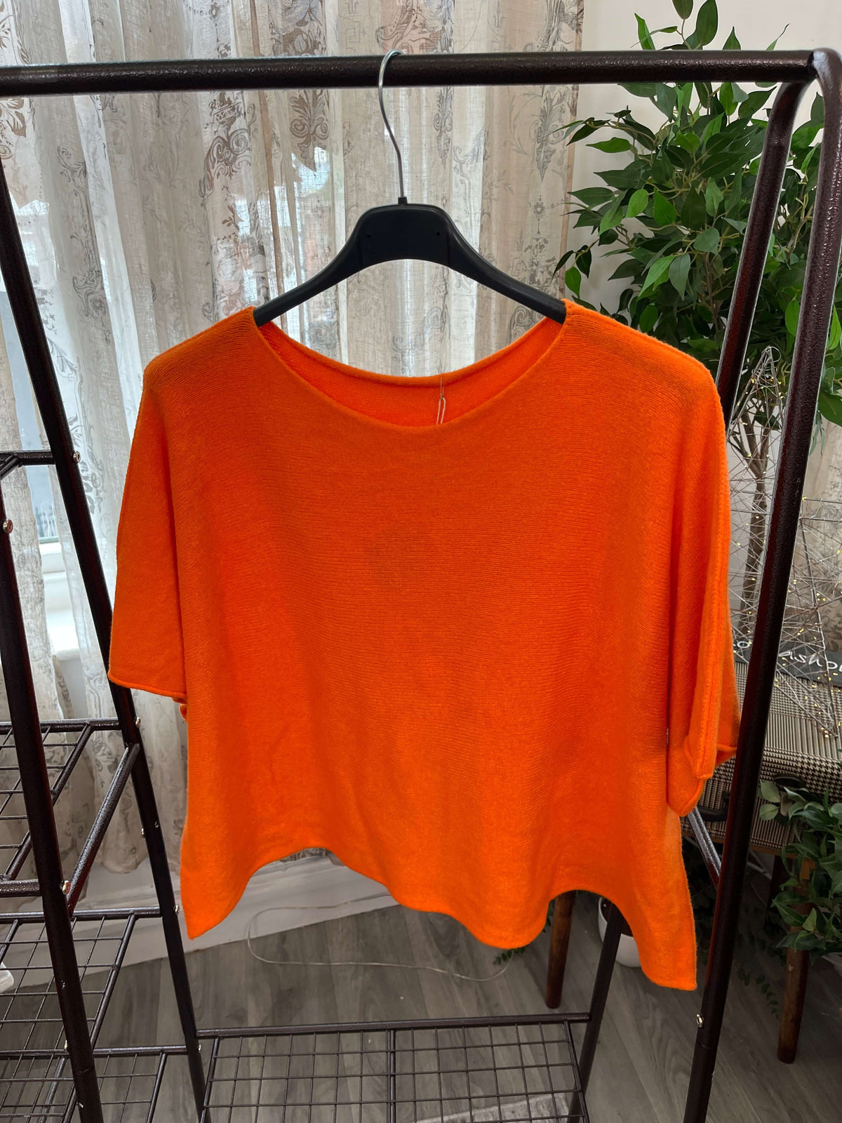 Torzi Boxy Swing Fine Knit Jumper