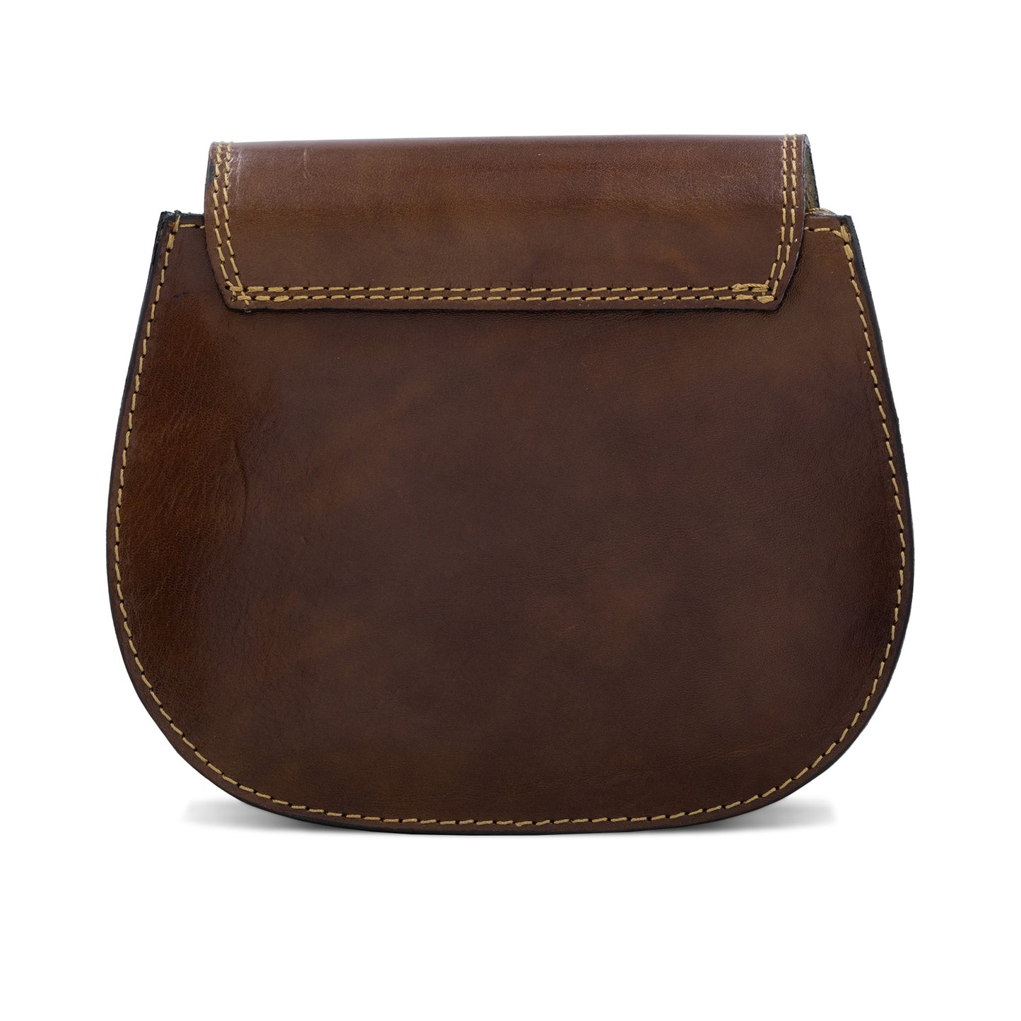 Small Leather Chocolate Crossbody Bag