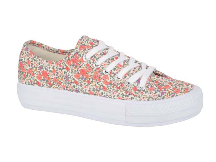 Ladies Multi Floral Pump