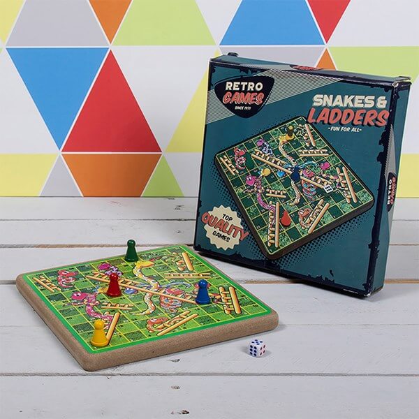Retro Games Snakes and Ladders