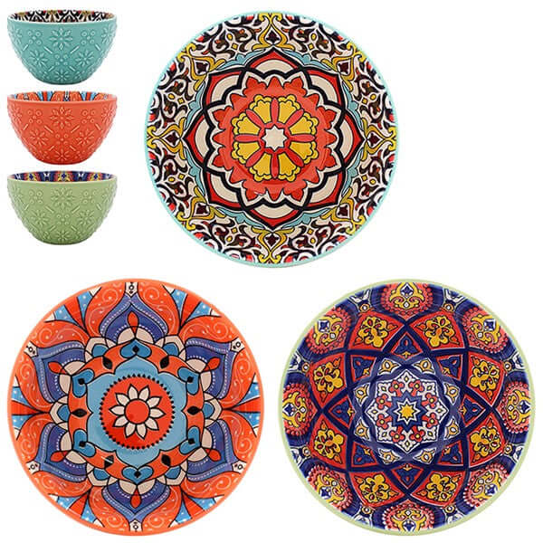 Tuscany Mandala Bowls - Small