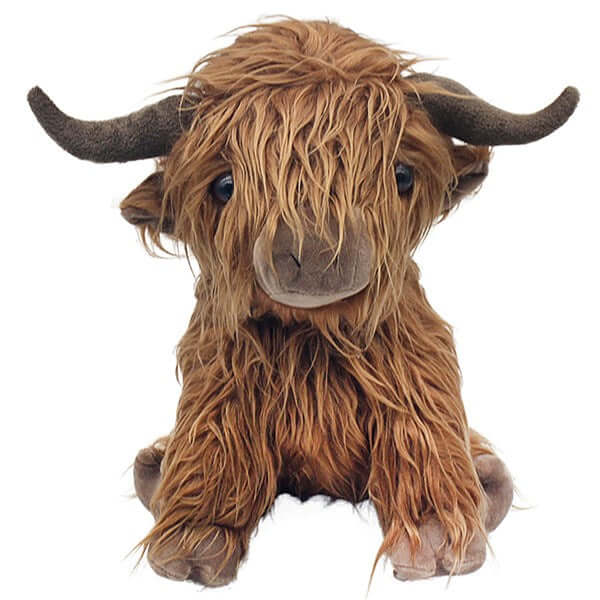 Sitting Highland Cow Doorstop