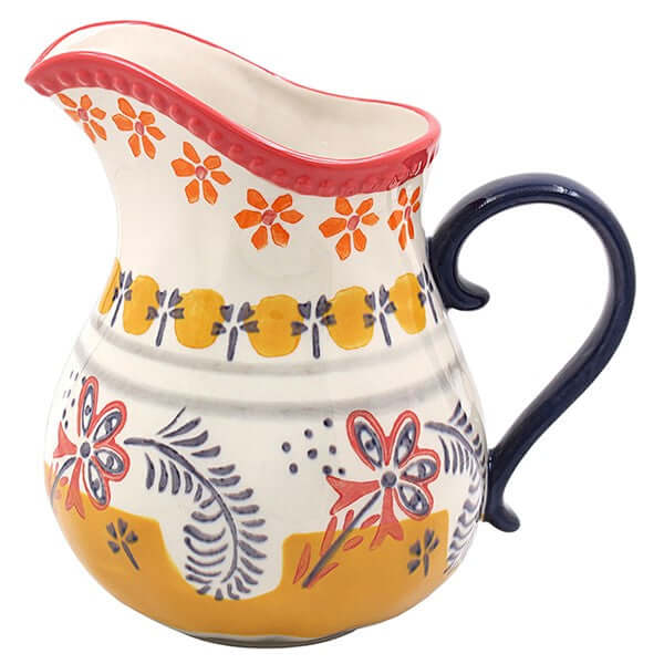 Tuscany Hand Painted Jug Leaf