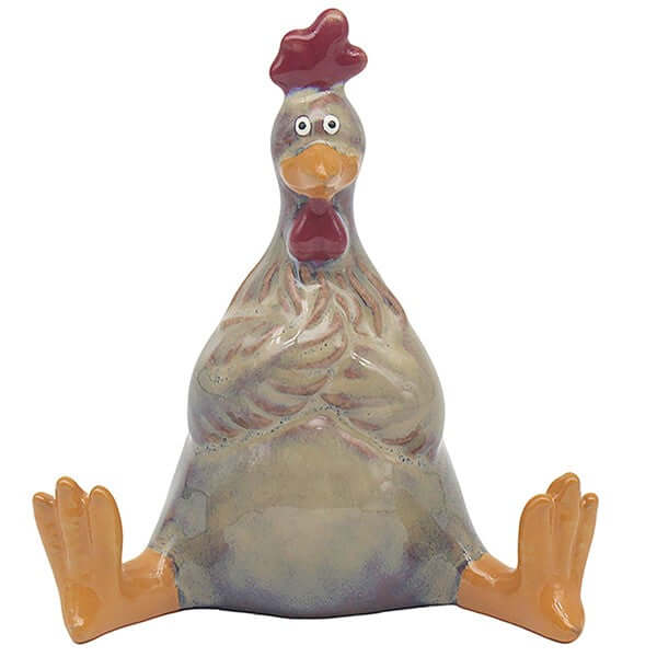Glazed Farmyard Fun Small Hen