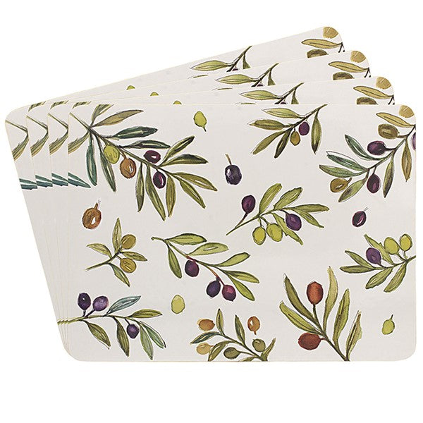 Olive Grove Set Of 4 Placemats