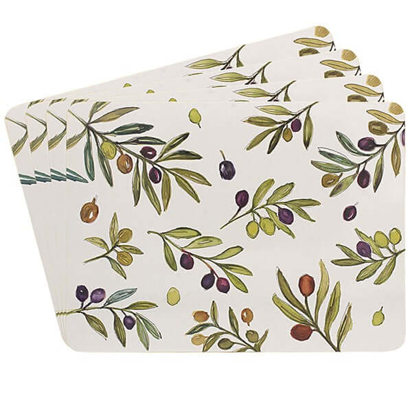 Olive Grove Set Of 4 Placemats