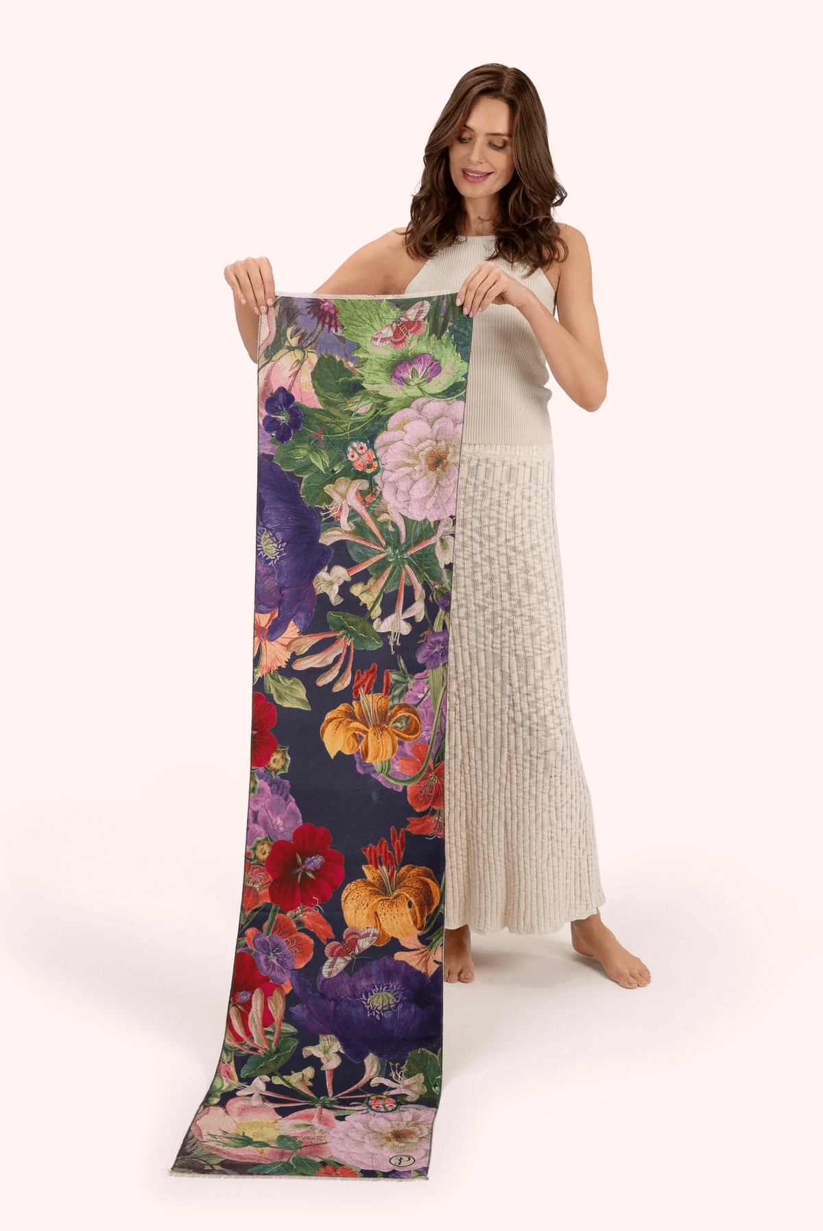 Powder Design Luxurious Scarf - Autumn Posy, Midnight