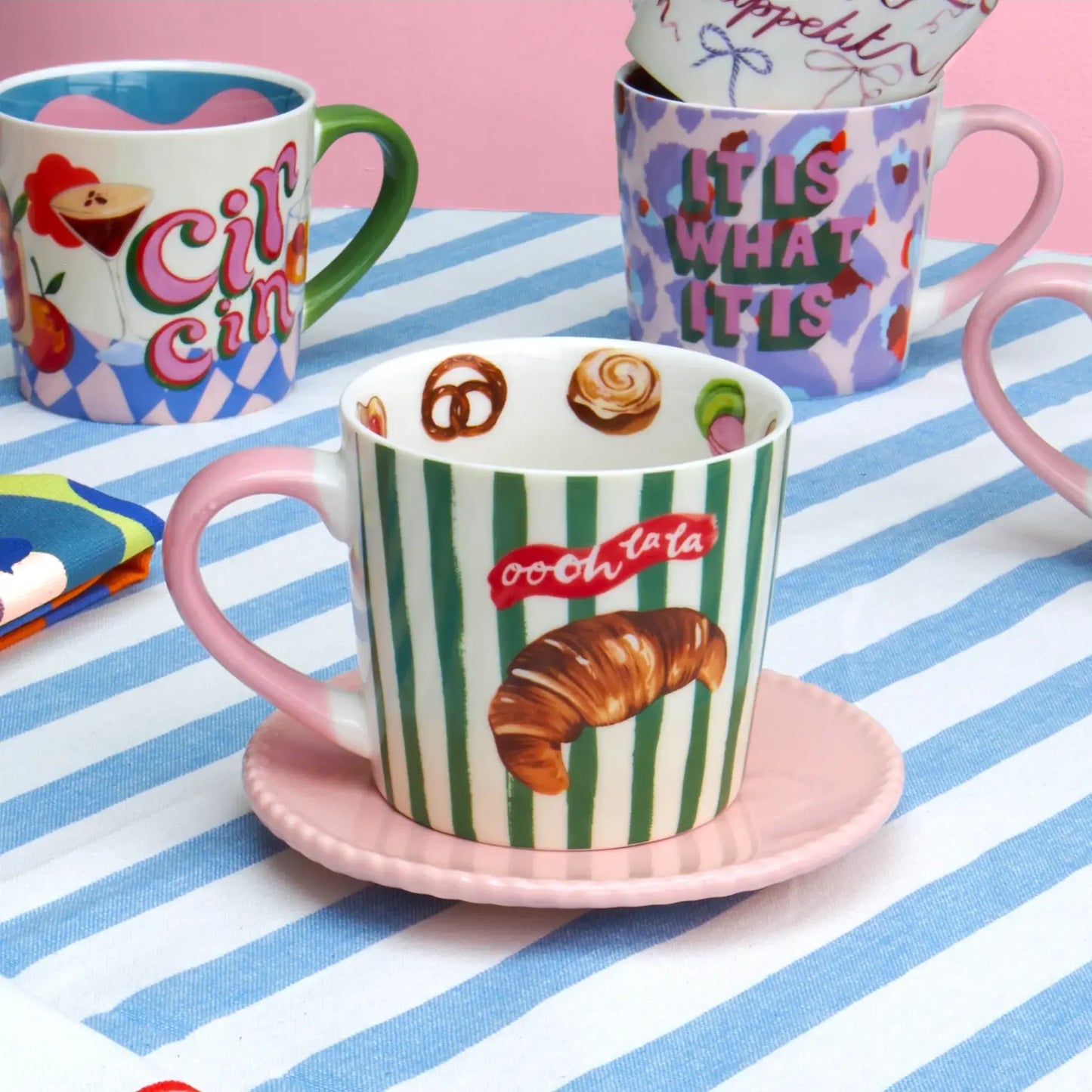 'Oooh La La Croissant' Mug