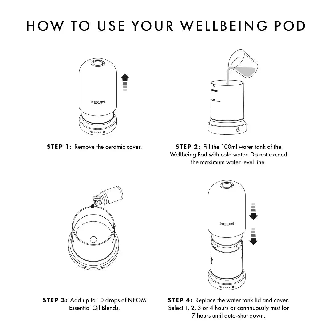 Neom Organics Wellbeing Pod Essential Oil Diffuser