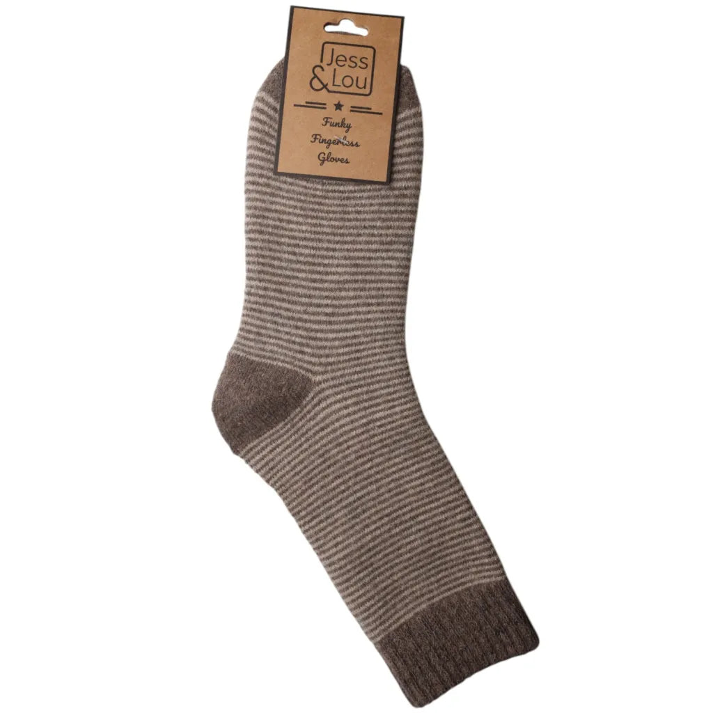 Jess & Lou - Sleek Stripe Ribbed Socks