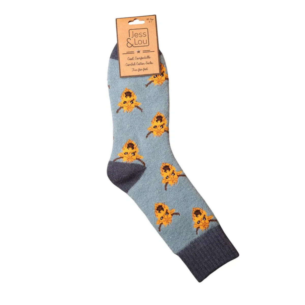 Jess & Lou Highland Cow Cosy Socks