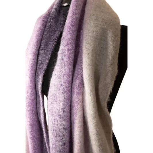Jess & Lou - Pink & Lilac Chunky Winter Scarf