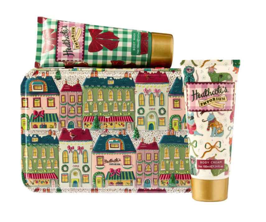 Heathcote's Emporium Body Care Gift Set in Tin