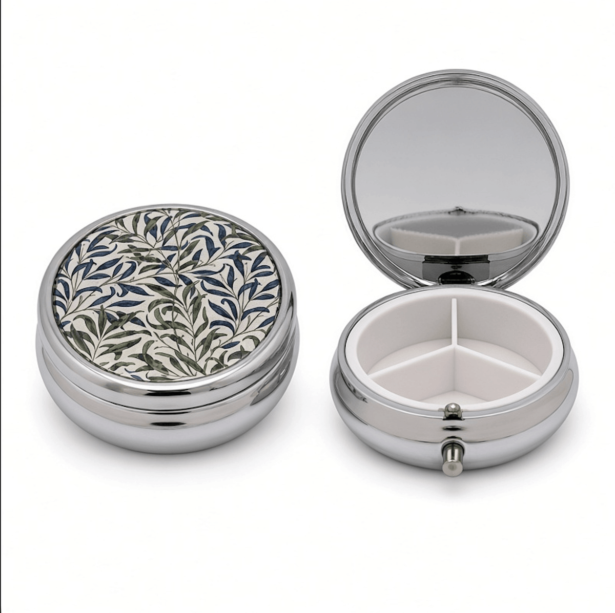 William Morris Pill Box Mirrors
