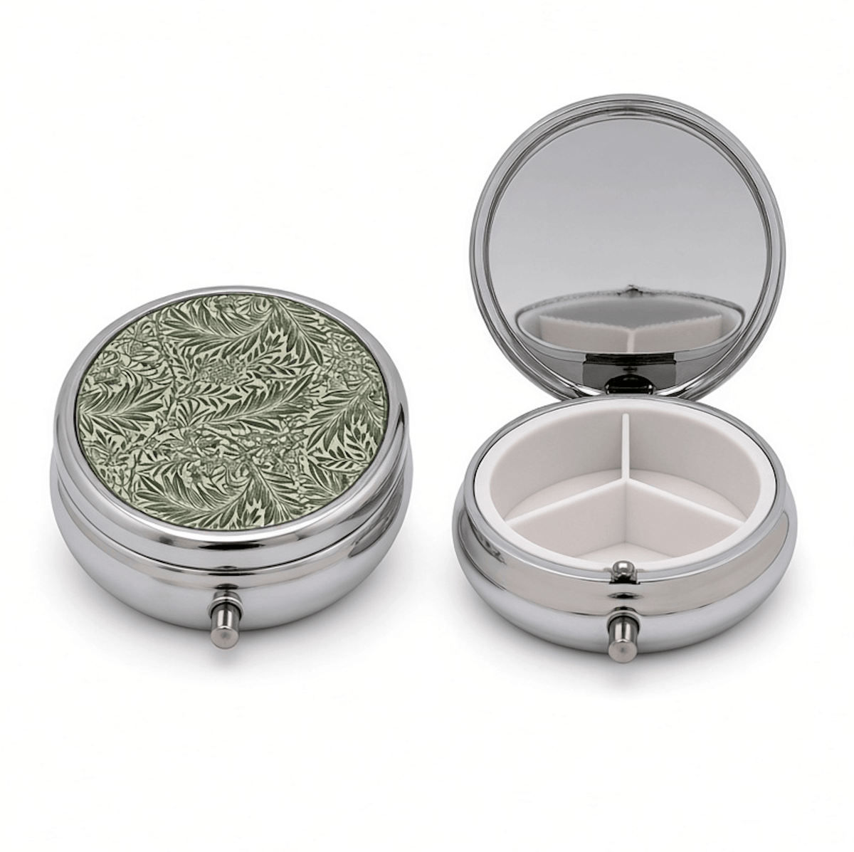 William Morris Pill Box Mirrors