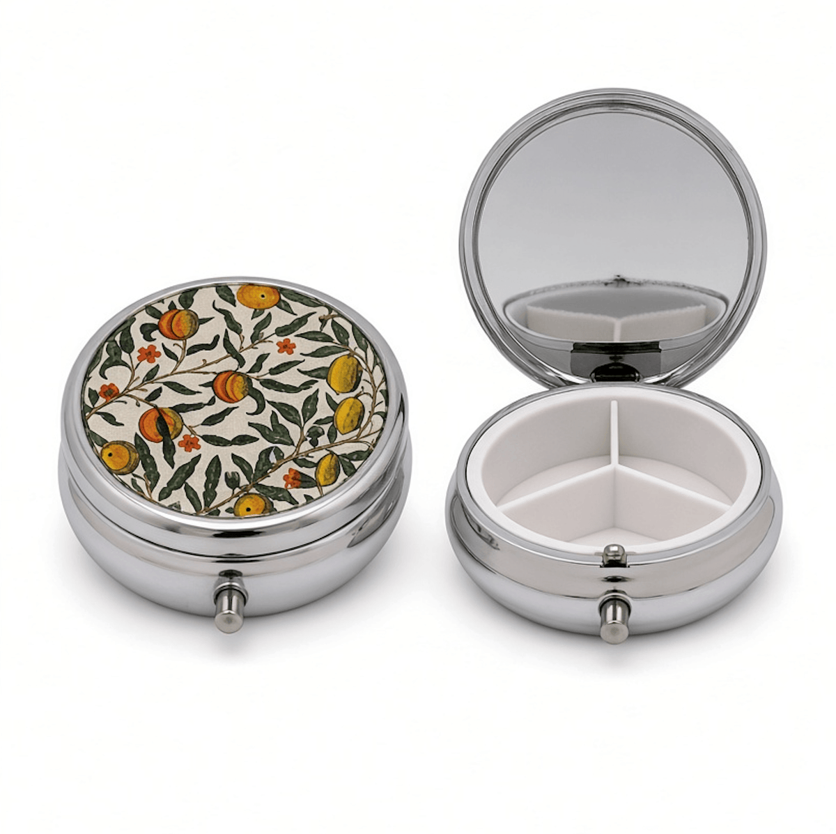 William Morris Pill Box Mirrors