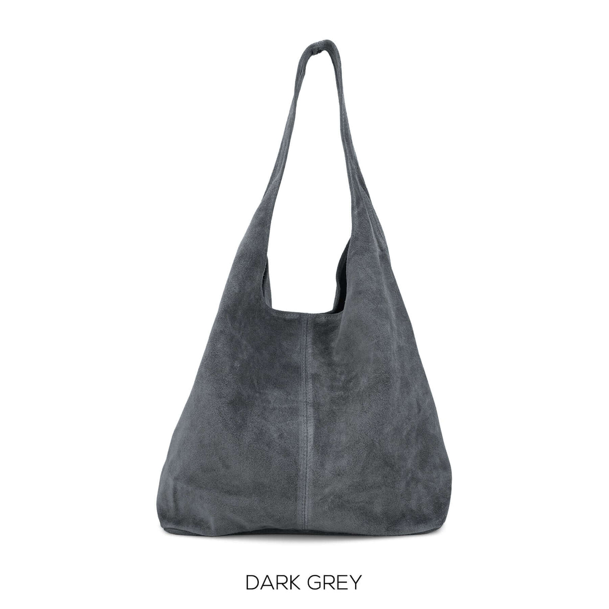 Real Suede Slouchy Hobo Bag