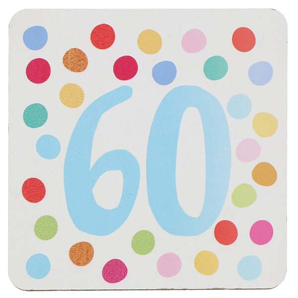 Wendy Jones-Blackett Multi Dot 60 Coaster