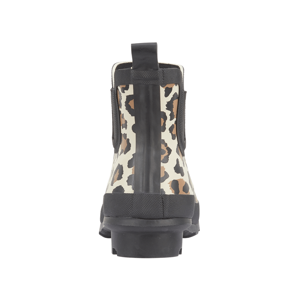 Ladies Leopard Short Wellington Boot