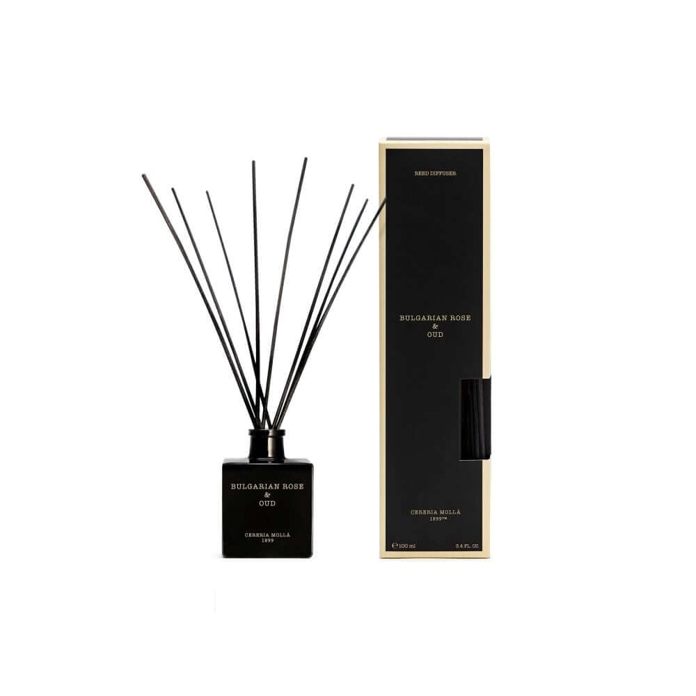 Cereria Mollà 1899 Mikado Reed Diffuser 100ml Bulgarian Rose & Oud