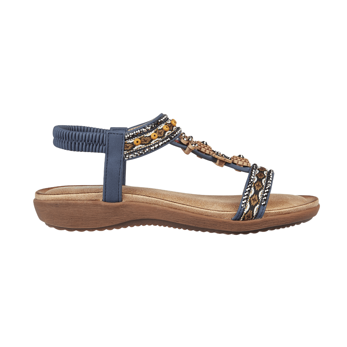 Estepona - Ladies lightweight sandal in Navy