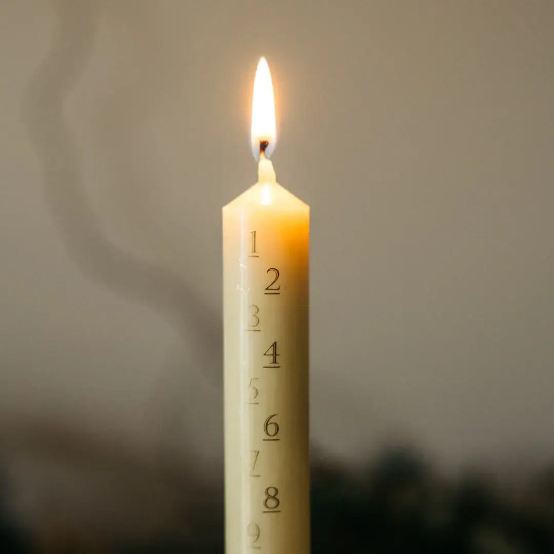 St Eval Artisan Candles - Ivory Advent Candles
