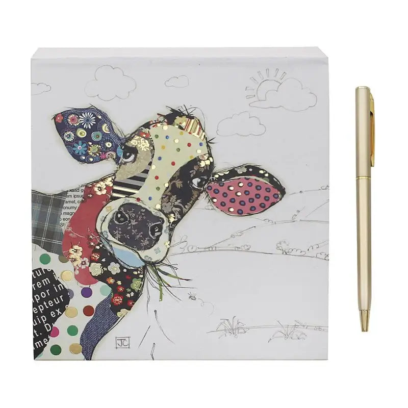 Bug Art Memo Pad Connie Cow