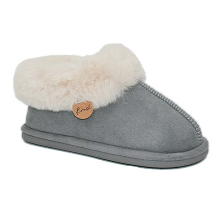 Womens's Faux Fur Lined Full Slipper