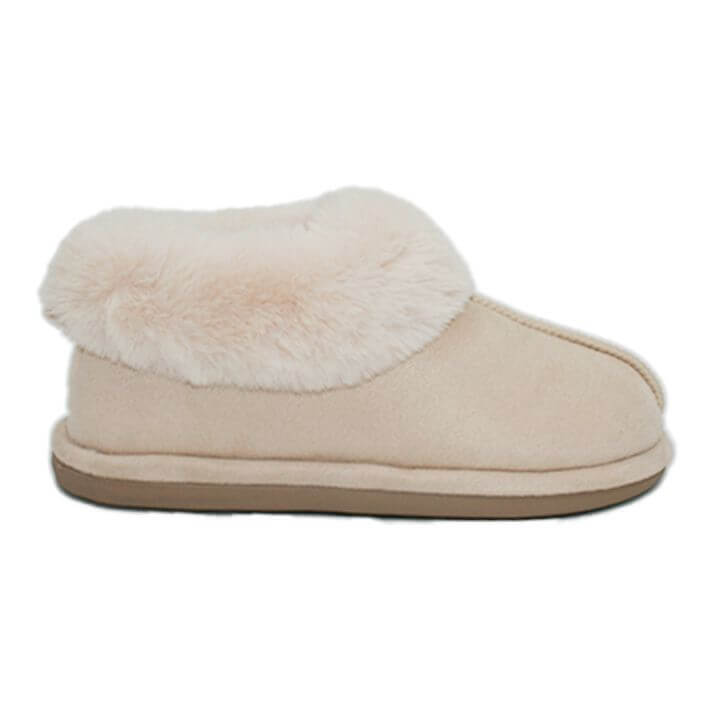 Womens's Faux Fur Lined Full Slipper