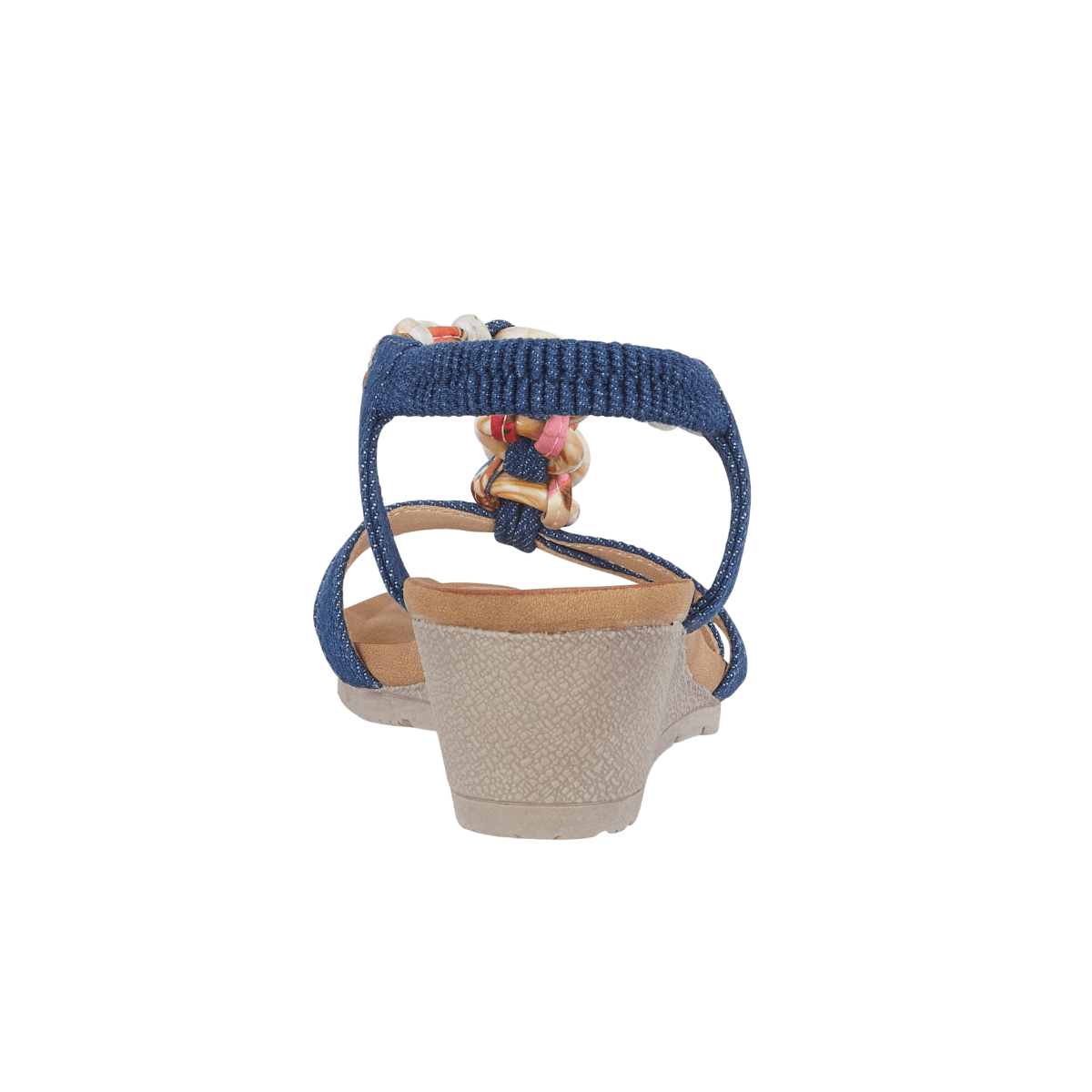 Mauritius Lightweight Wedge Sandal - Denim