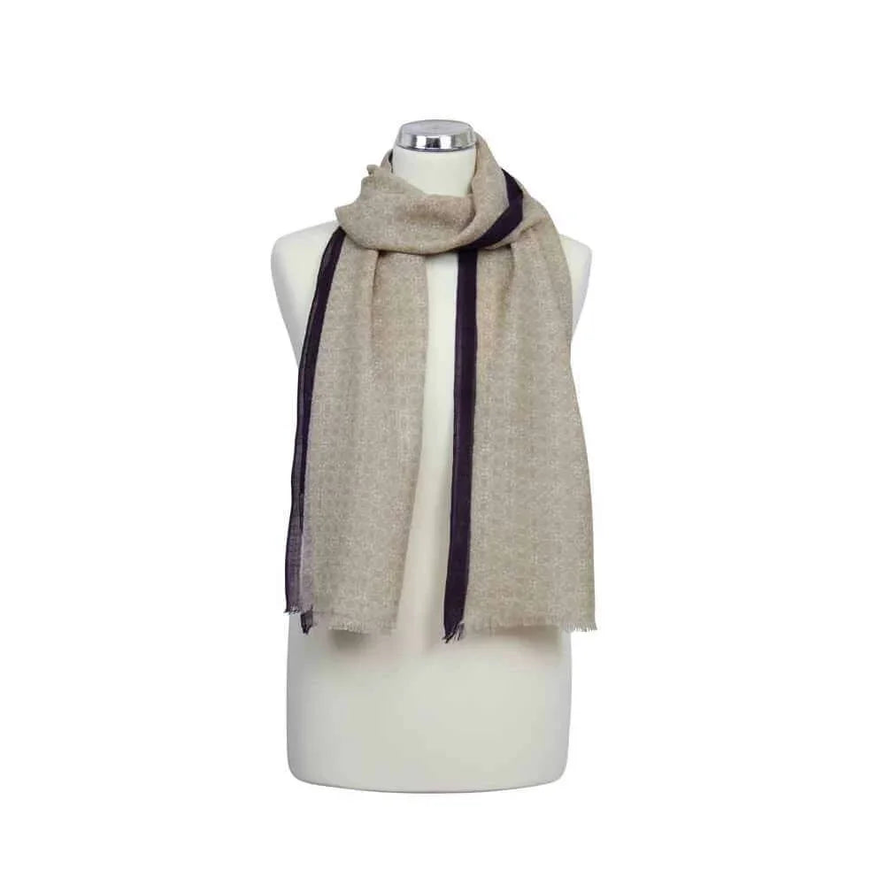 Peony London -Beige Wool Scarf