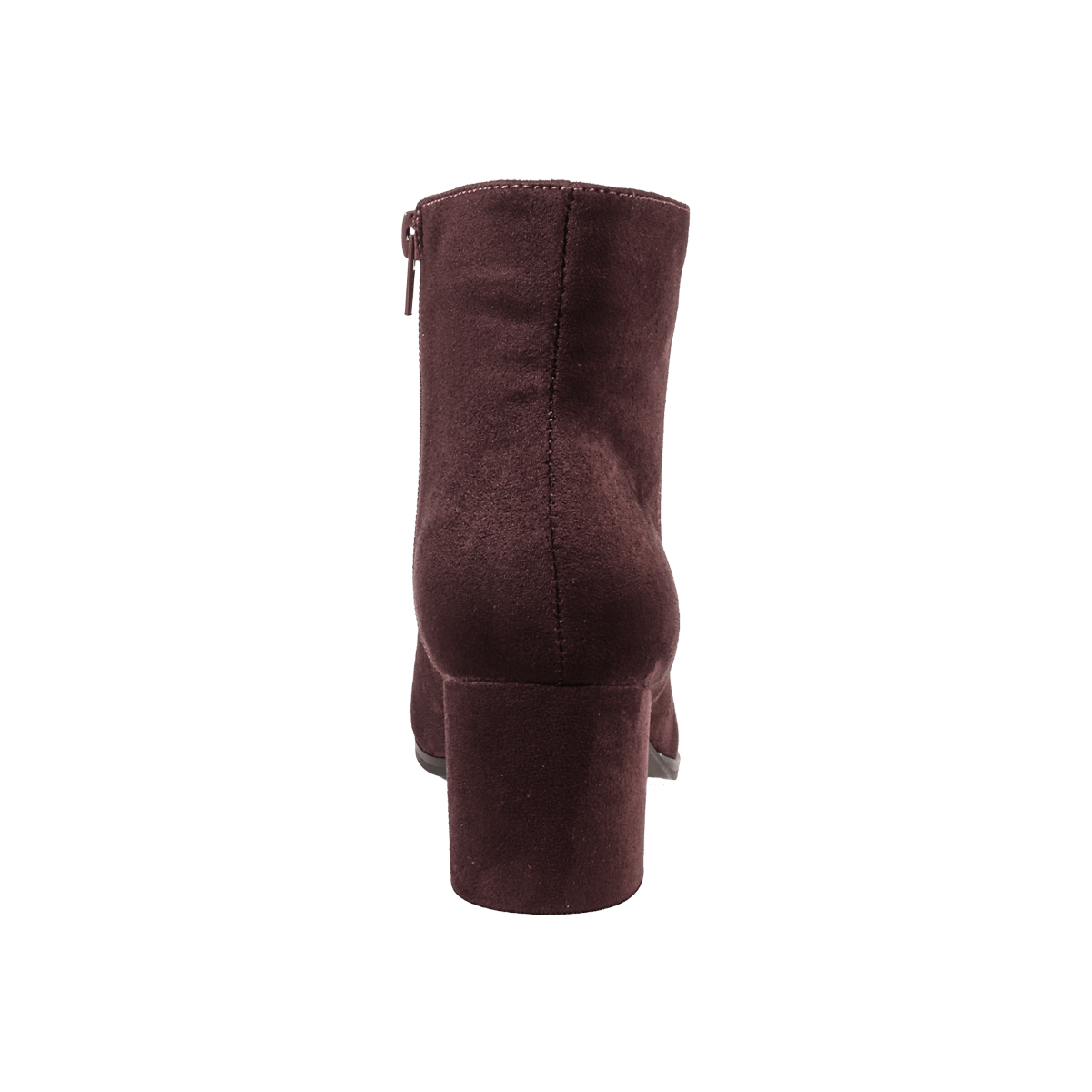 TANYA Ladies Heeled Ankle Boot - Plum