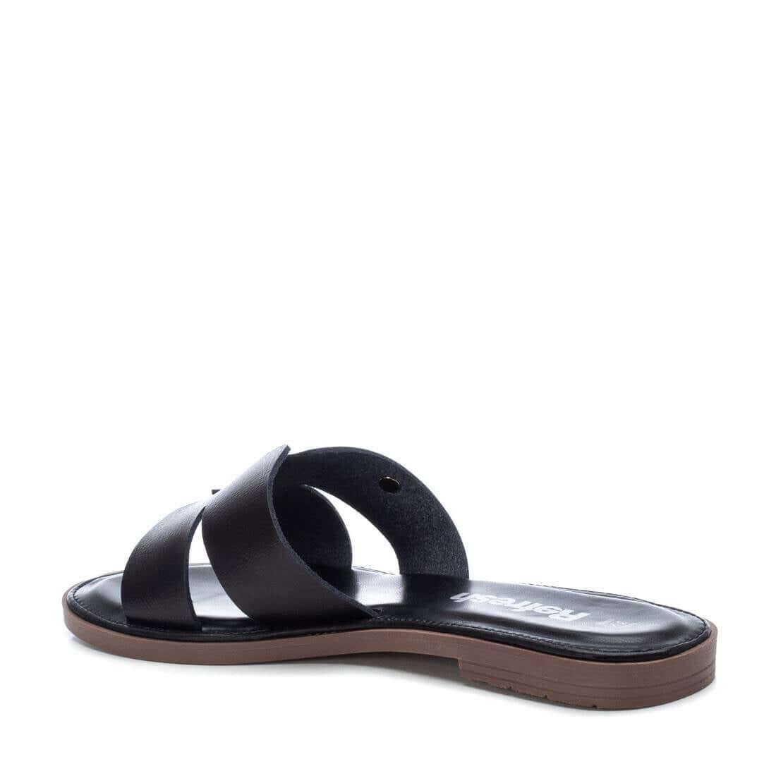 Refresh H Band Slip On Black Sandal