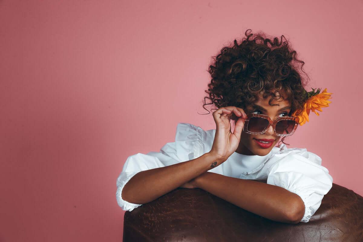 Powder Hayley Limited Edition Sunglasses - Nude