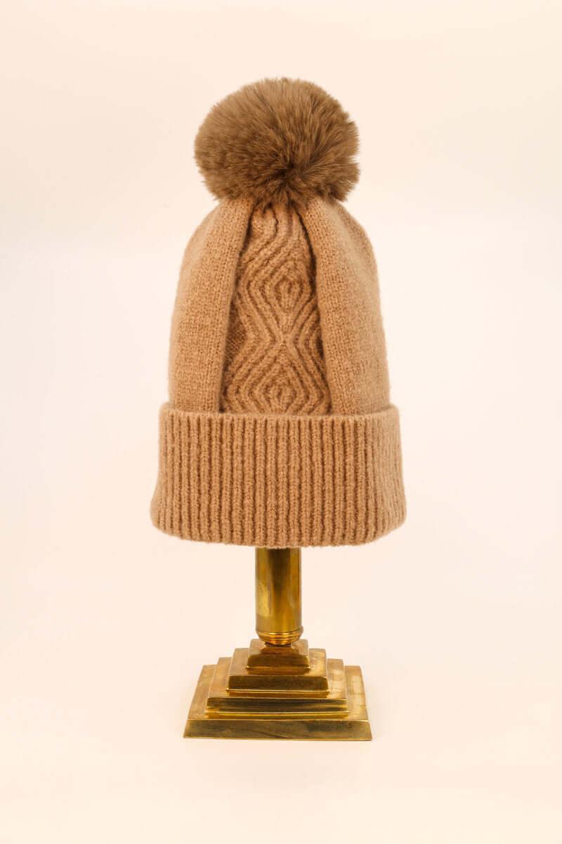 Powder Design 'Ingrid' Bobble Hat - Mocha