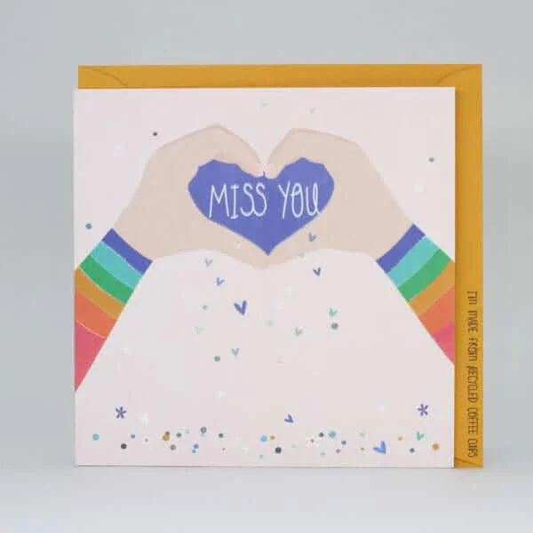 Belly Button Designs 'Miss You' card