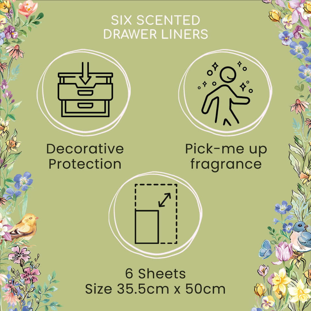 Heathcote & Ivory Flower of Focus Power Through Drawer Liners