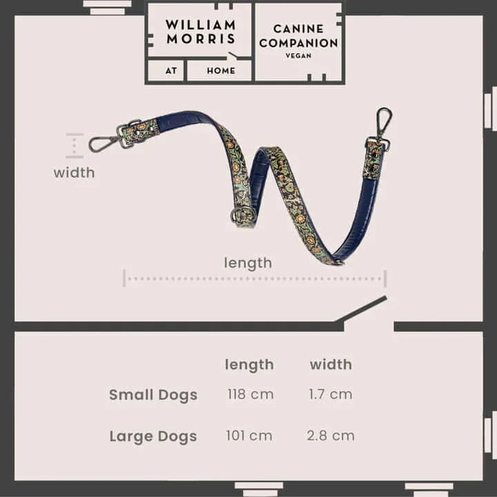 William Morris Canine Companion Dog Leads