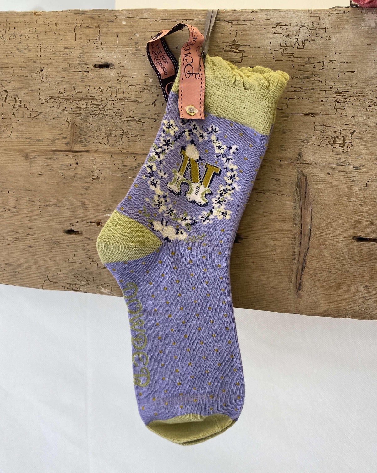 Powder Alphabet A-Z socks