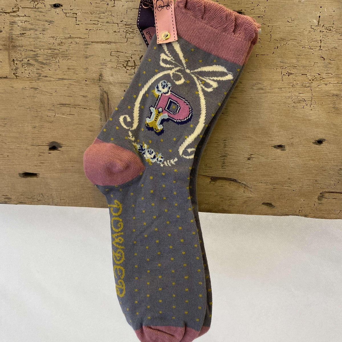 Powder Alphabet A-Z socks