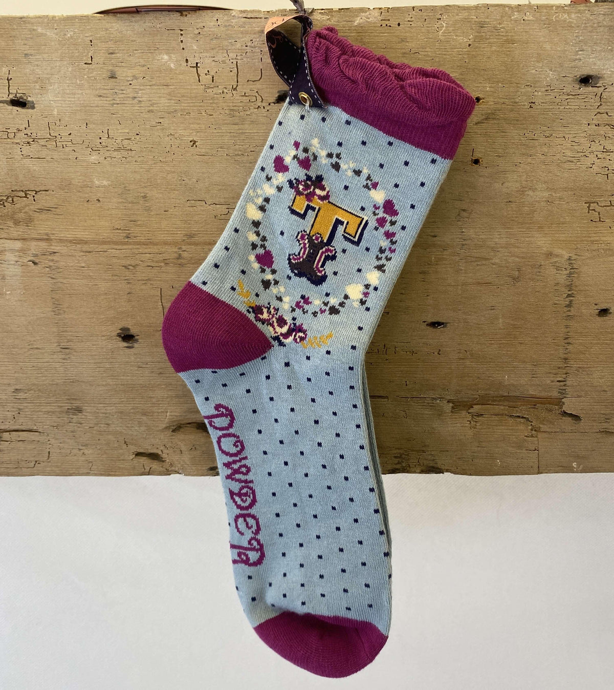 Powder Alphabet A-Z socks