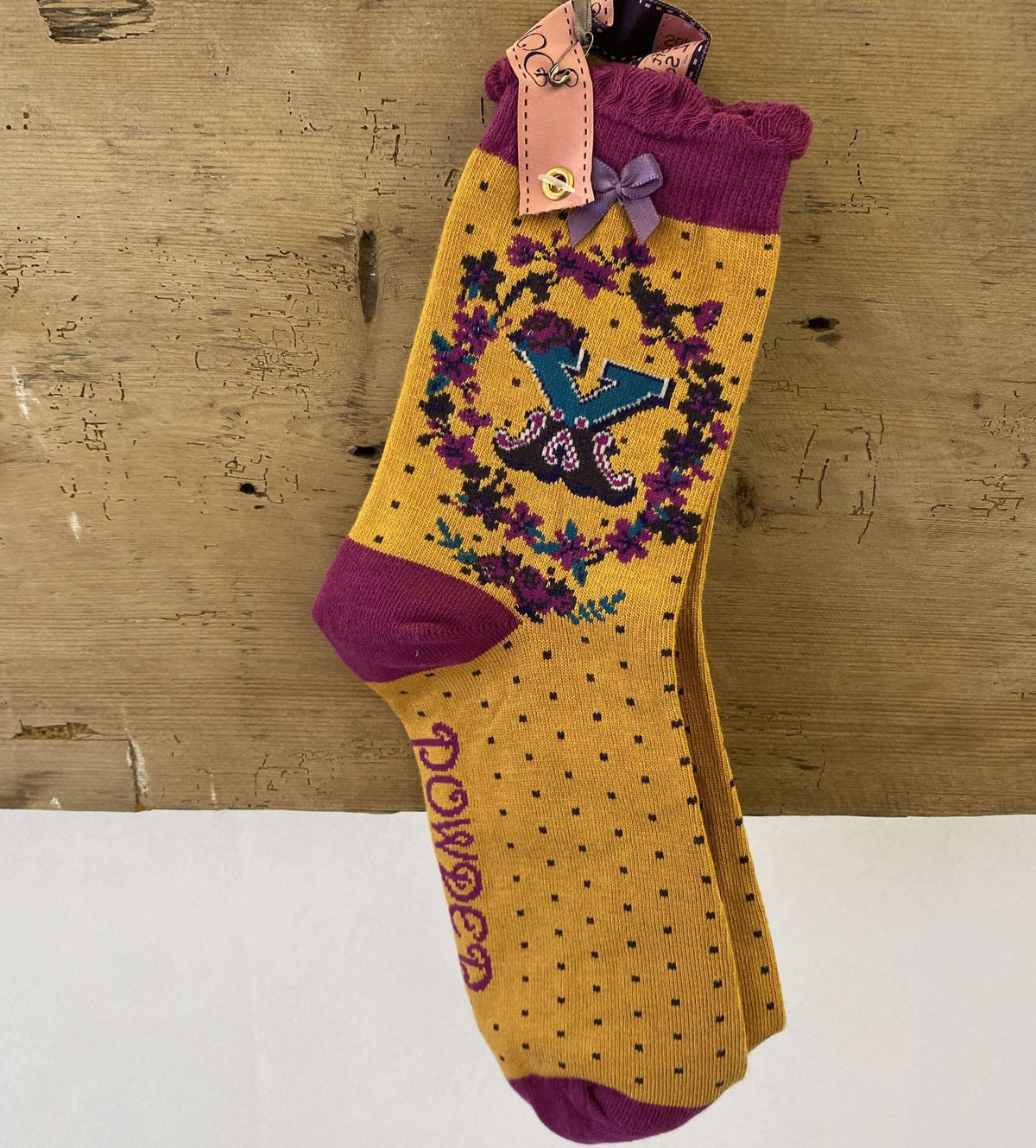 Powder Alphabet A-Z socks