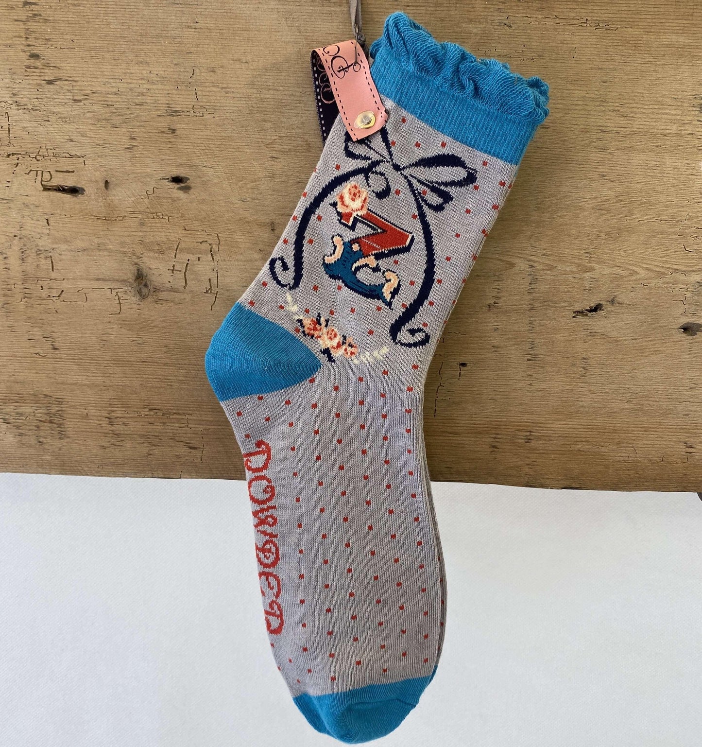 Powder Alphabet A-Z socks