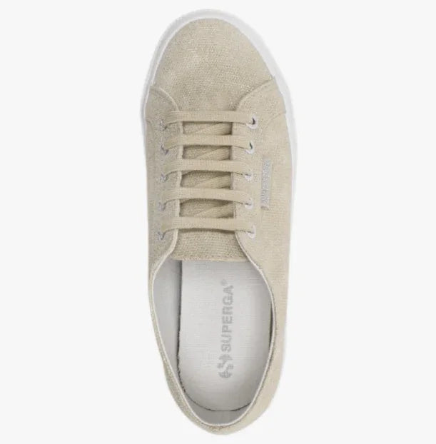 Superga Trainer 2750 Cotu Classic Gold Iridescent Snake